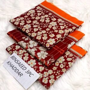 Bin Saeed 3pc Original Khaddar