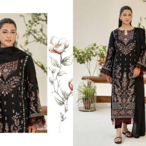 Johra 3pc Embroidered Karandi